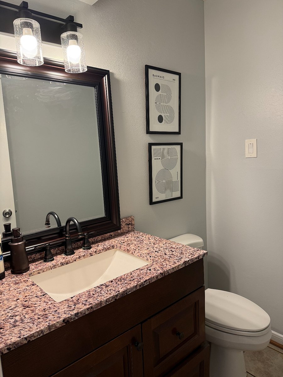 Downstairs half bath