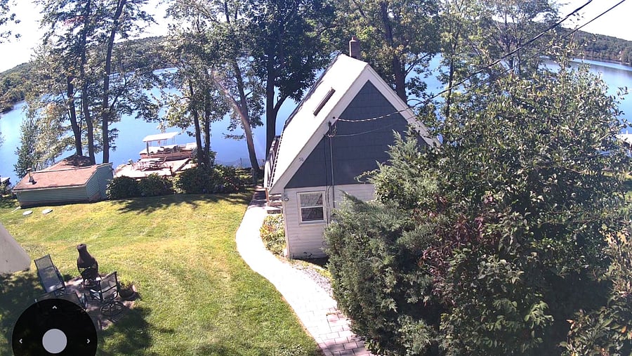 This is the view approaching cottage from driveway