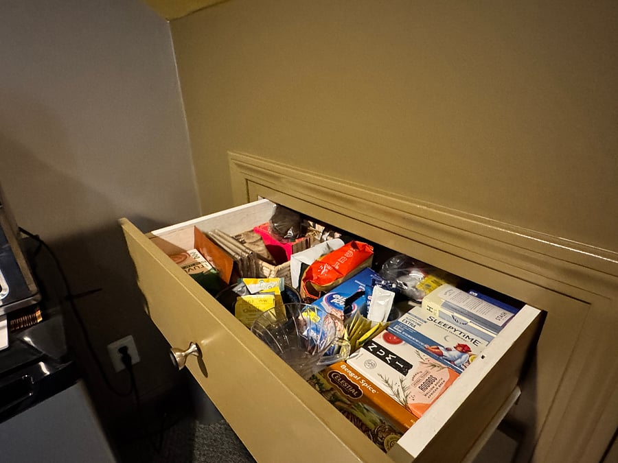 Built-in drawers (pantry drawer)
