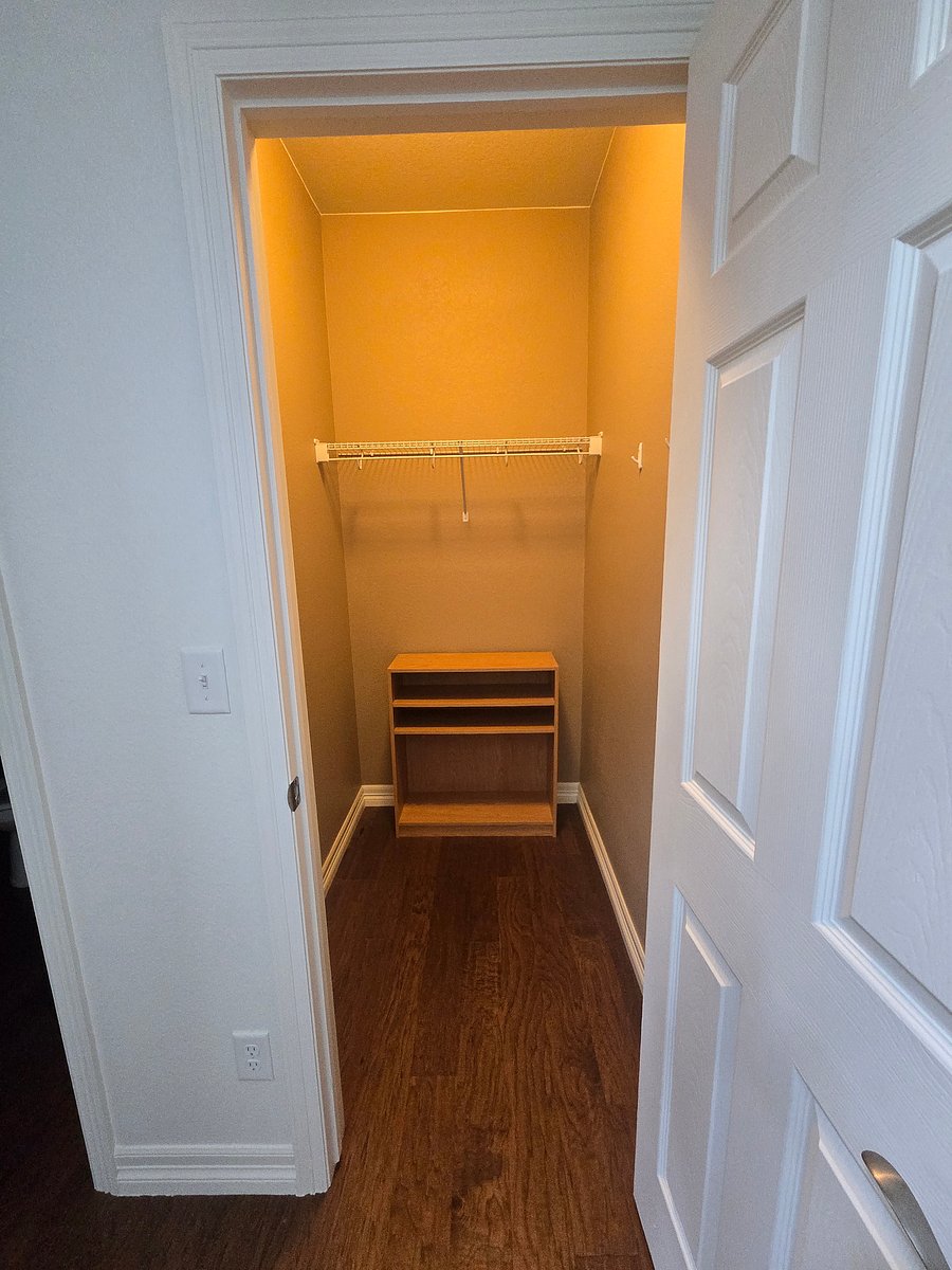 Additional private closet.