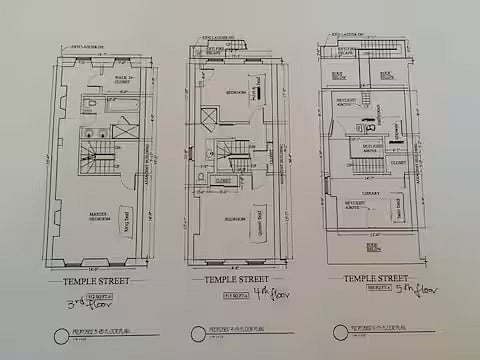 schematic of bedrooms