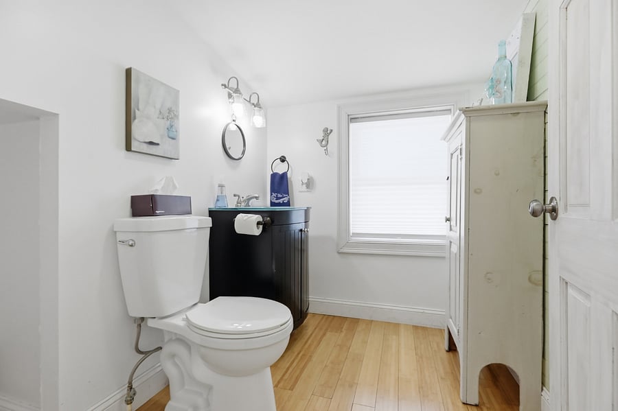 Half bathroom on 2nd floor