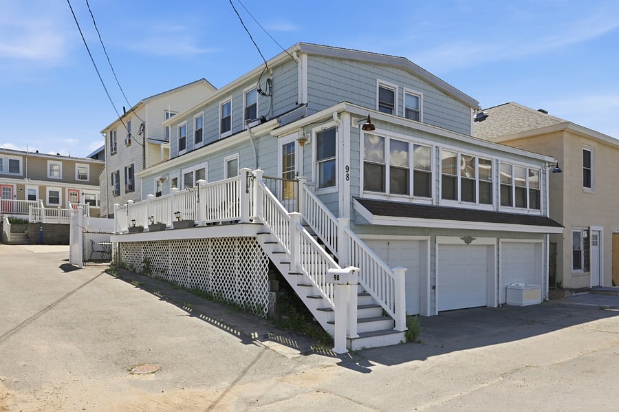 Dedicated parking for up to four vehicles, plus one (low ceiling) garage space