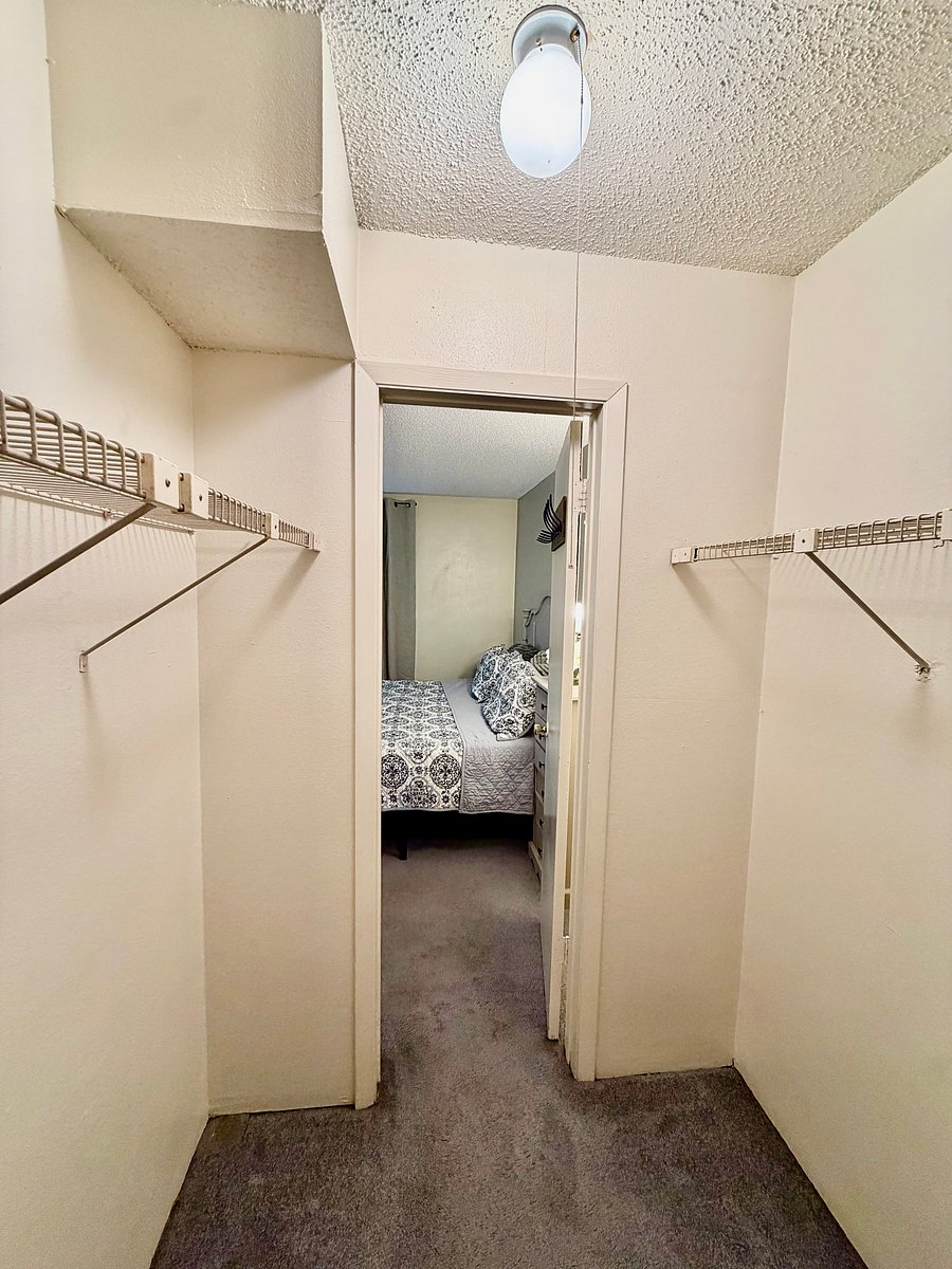 Spacious Walking Closet.