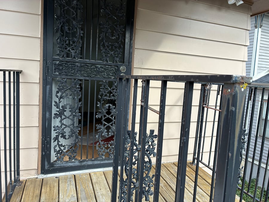 Back security door