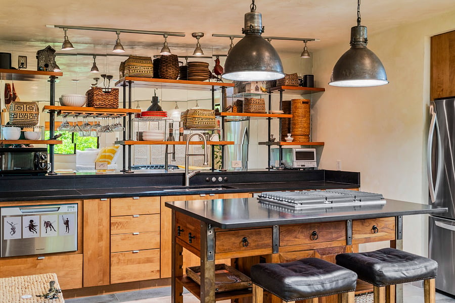 A fully stocked kitchen