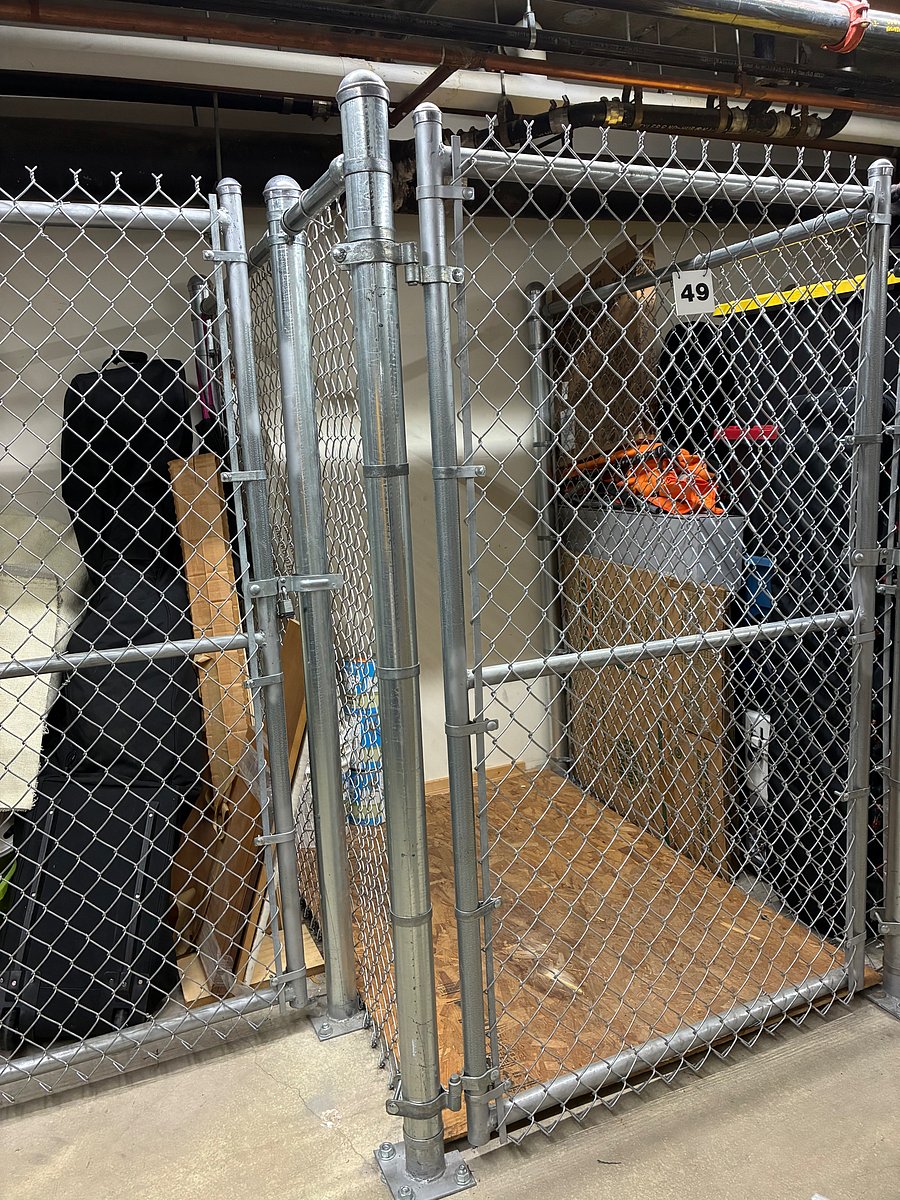 Storage area has ample space for suitcases and seldom used items.