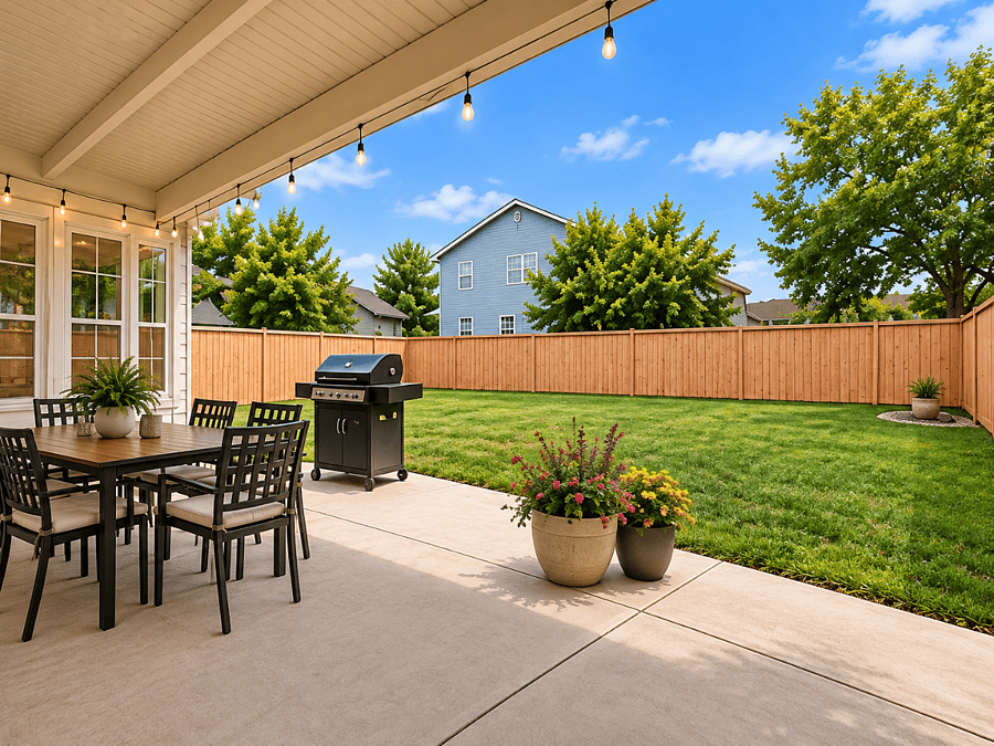 Backyard Patio Dining
