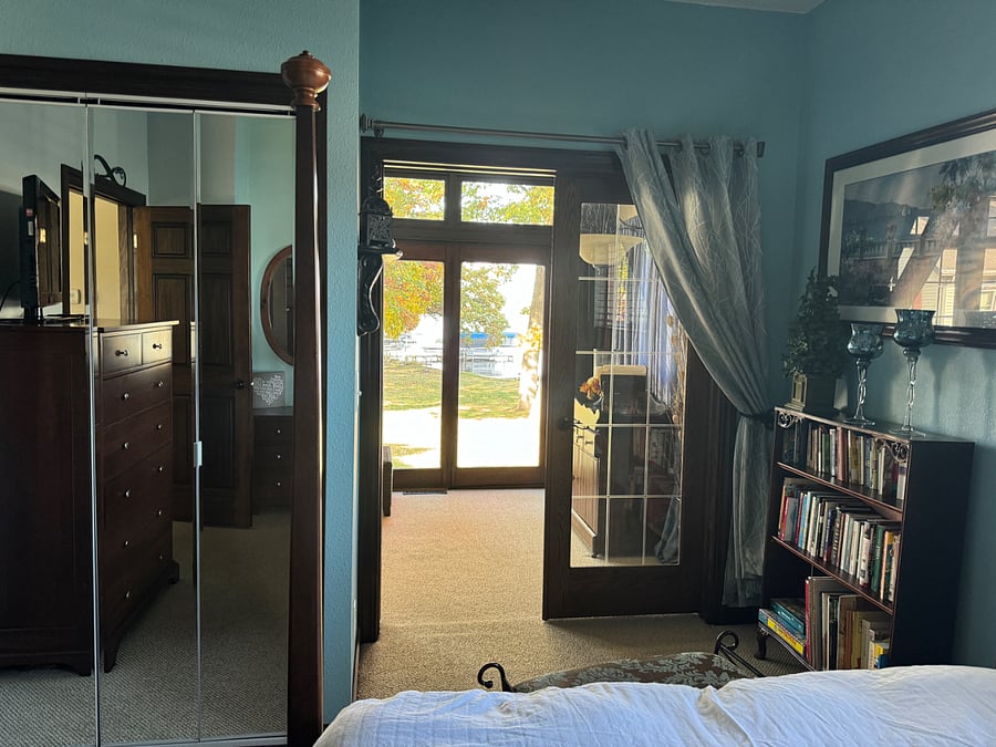 The view from bed