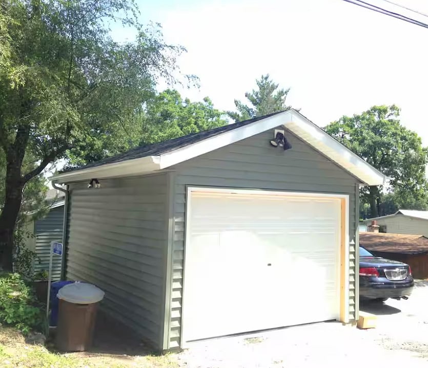Garage available if your car fits