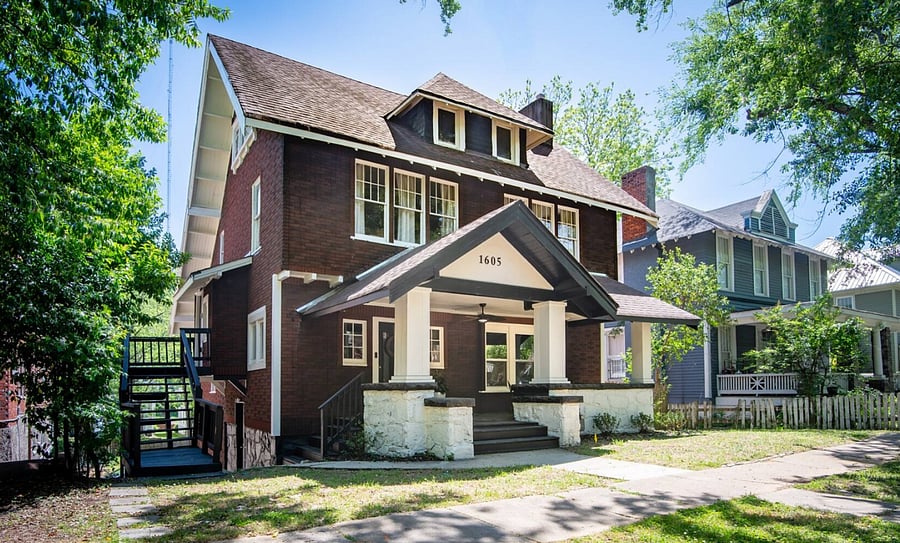 This classic, pet-friendly home welcomes you with timeless style and charm.