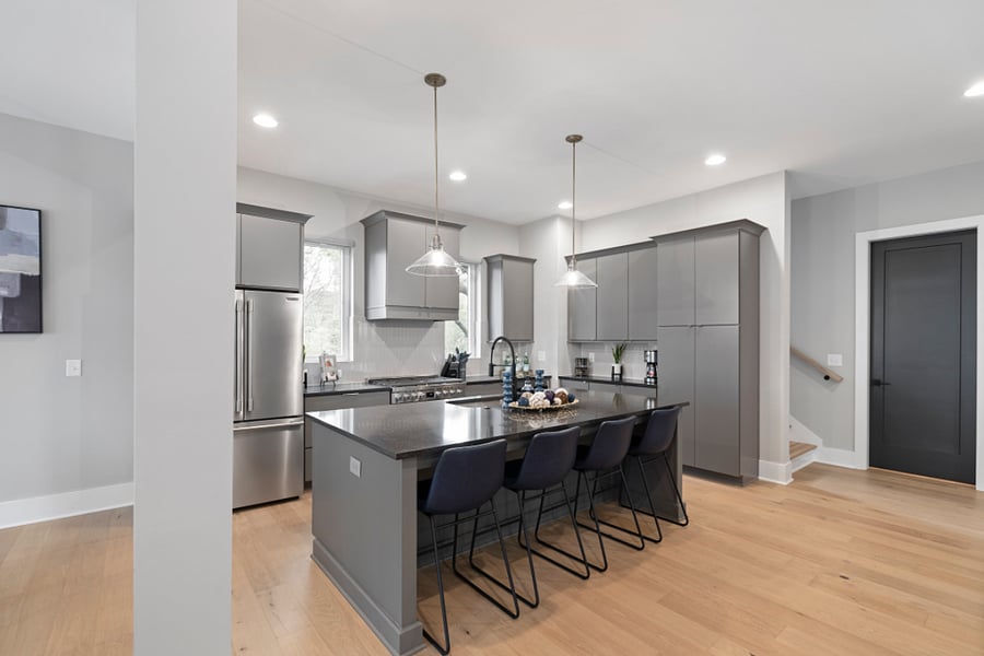 Full Kitchen (Baking sheet, Coffee, Coffee maker, Cooking basics, Dishes and silverware, Dishwasher, Freezer, Hot water kettle, Microwave, Oven, Refrigerator, Stove, Toaster, Trash compactor, Wine glasses)
