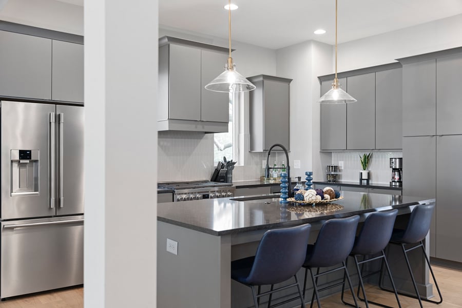 Full Kitchen (Baking sheet, Coffee, Coffee maker, Cooking basics, Dishes and silverware, Dishwasher, Freezer, Hot water kettle, Microwave, Oven, Refrigerator, Stove, Toaster, Trash compactor, Wine glasses)