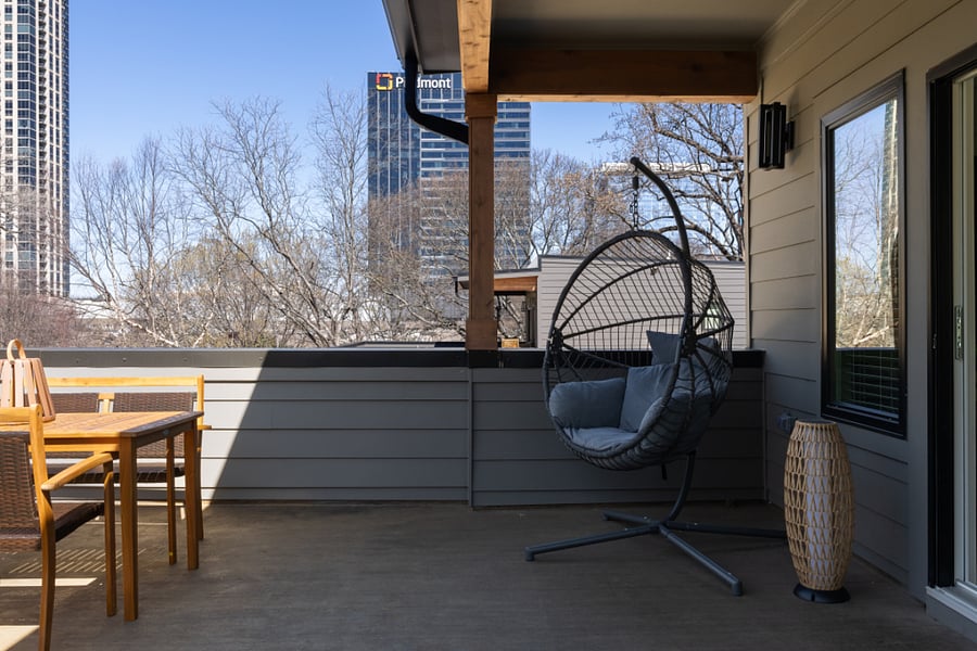 Private Rooftop - Outdoor Furniture, Outdoor Dining Area