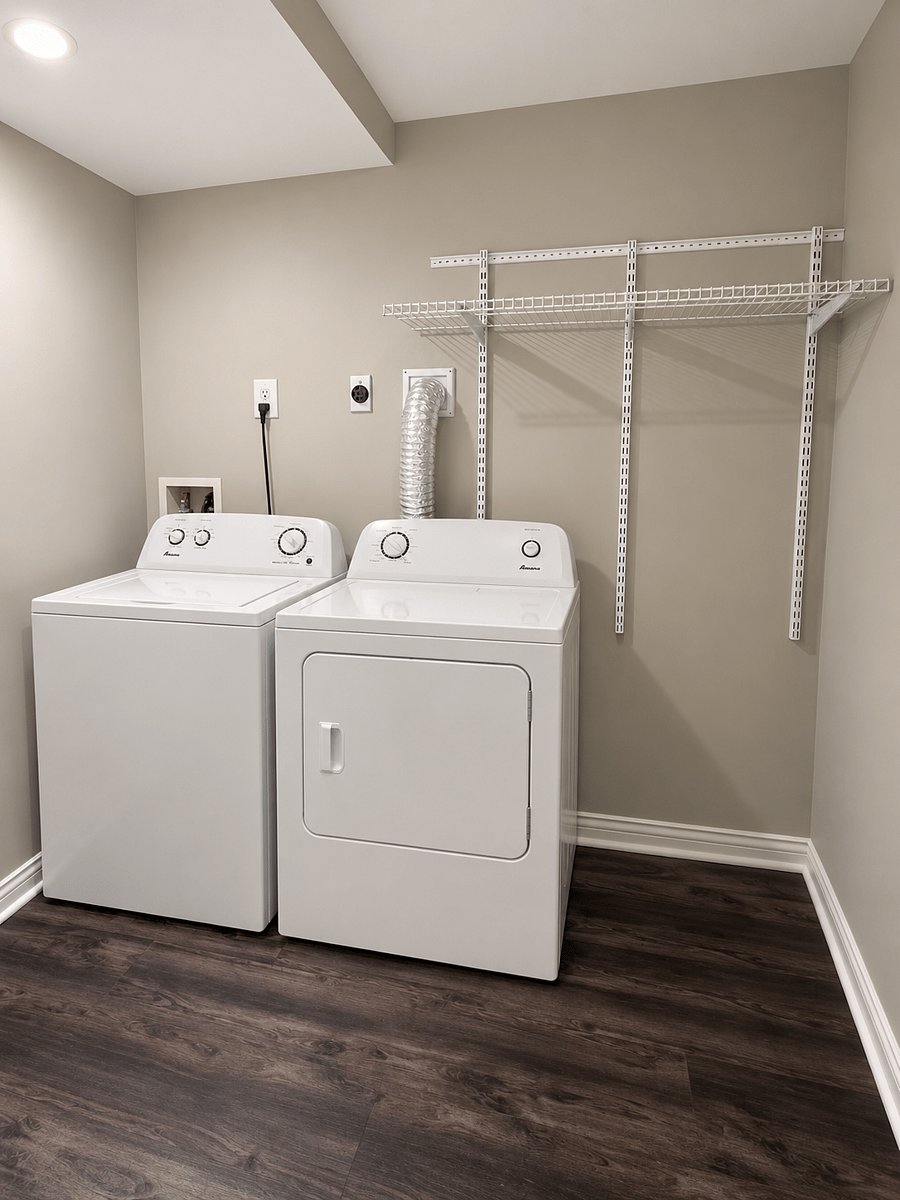 Private washer and dryer