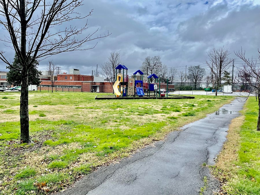 This park is directly across the street.
