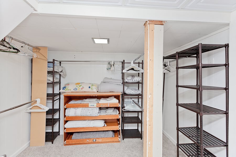 Basement Master Closet
