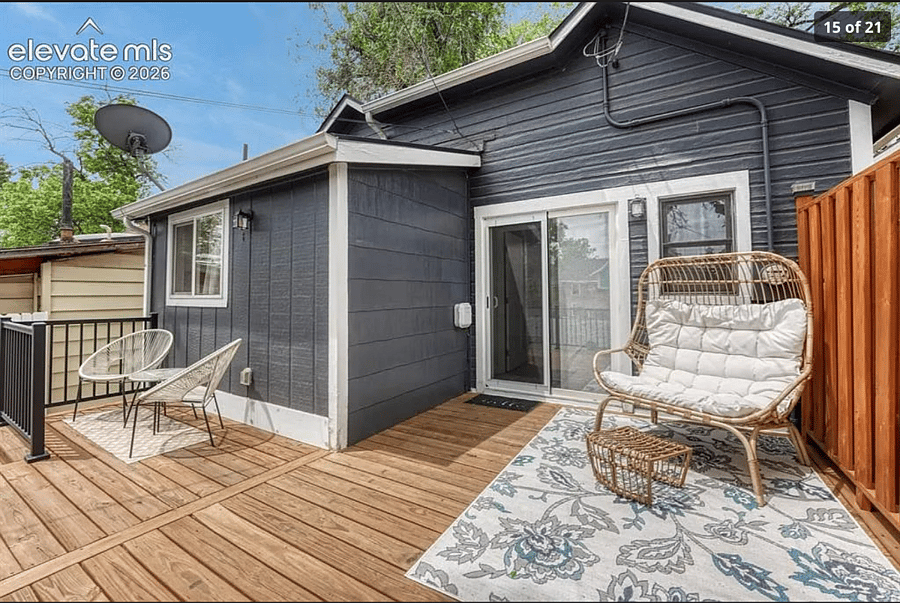 Back Deck to Lounge and enjoy beautiful CO weather!