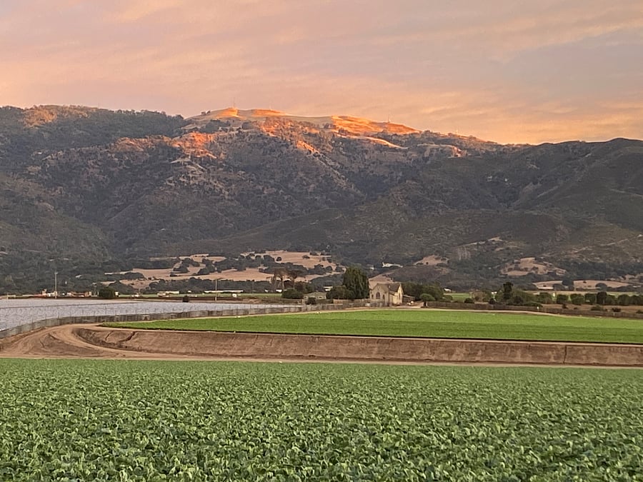 A southern View of the Santa Lucia Mountain Range literally right out your front door. 