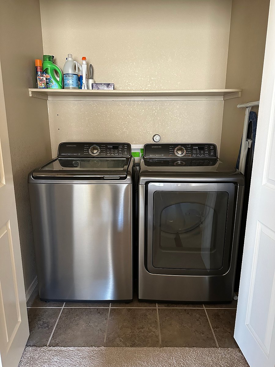 Full washer and dryer