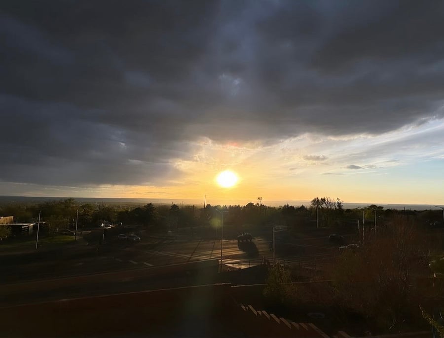 View from back patio