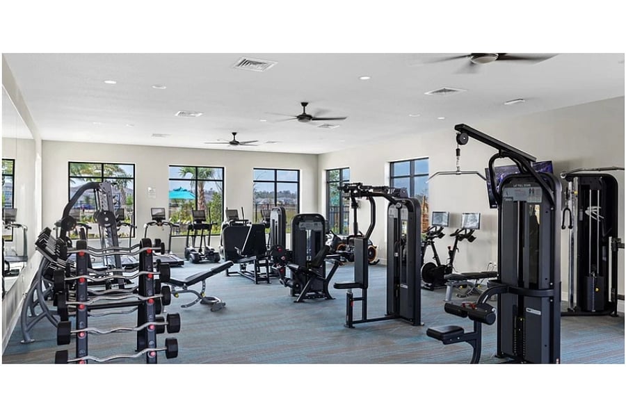Active living, simplified | A state-of-the-art fitness center provides endless opportunities to stay active and embrace wellness-inspired living.