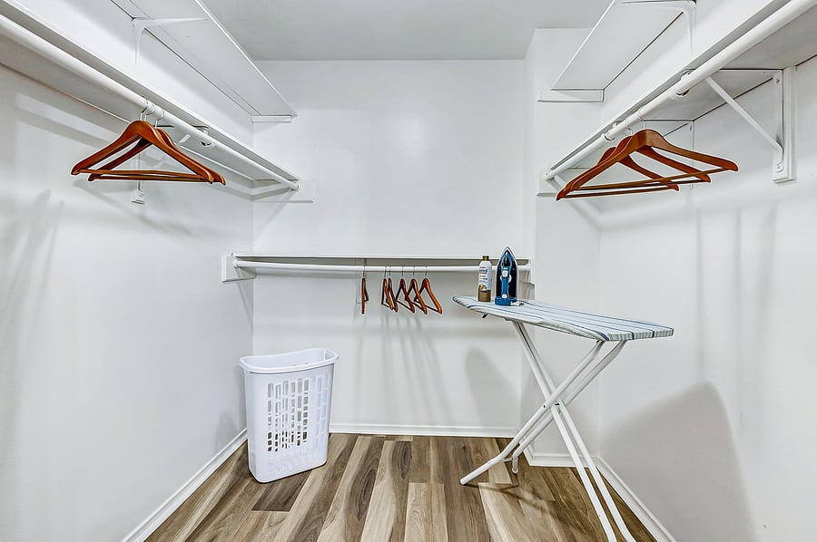 Primary closet