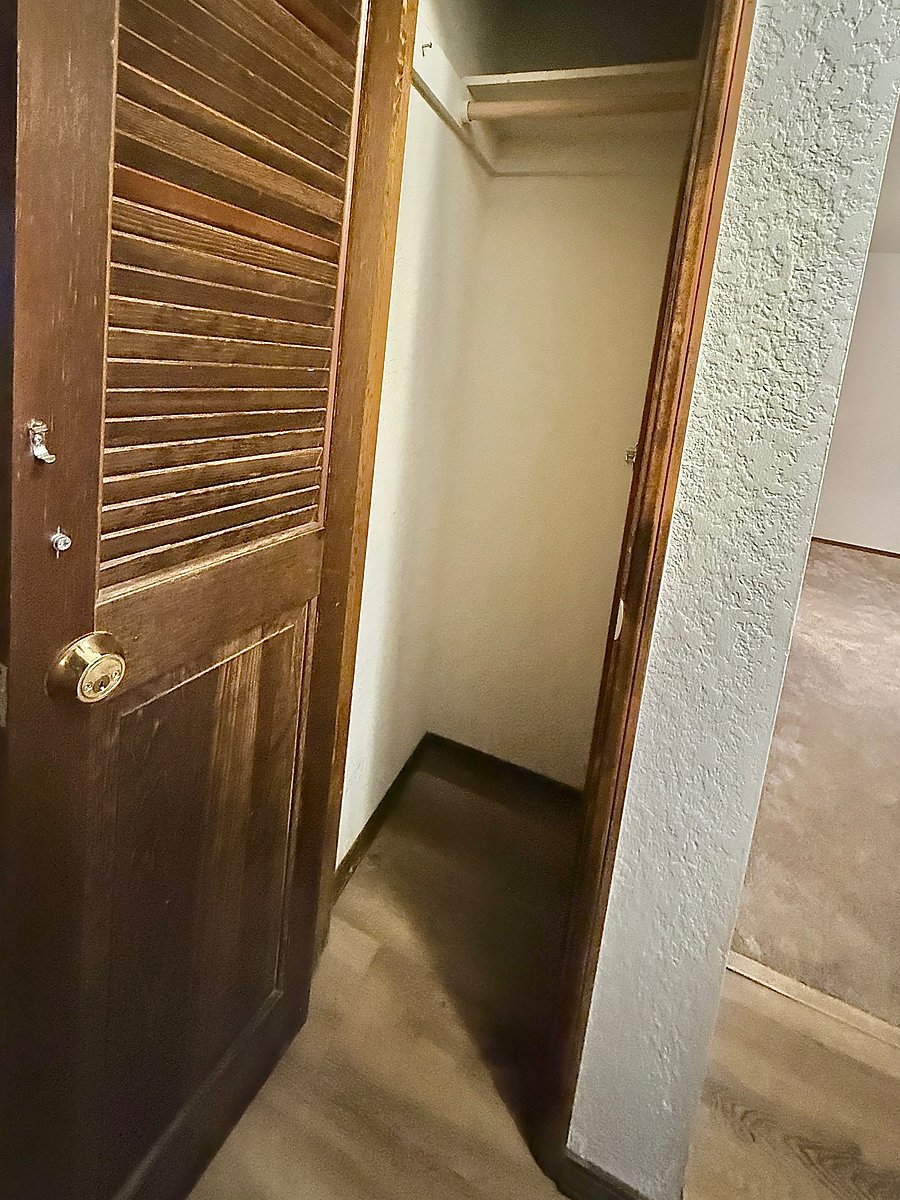 Indoor storage closet