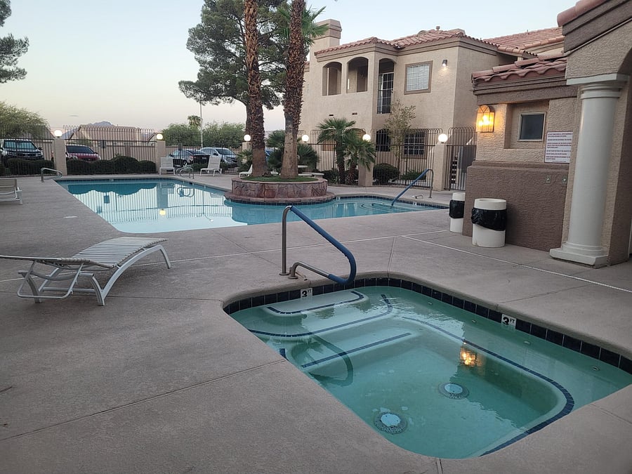 Pool and hot tub for your relaxation Condo has two separate pool areas Second one is being updated
