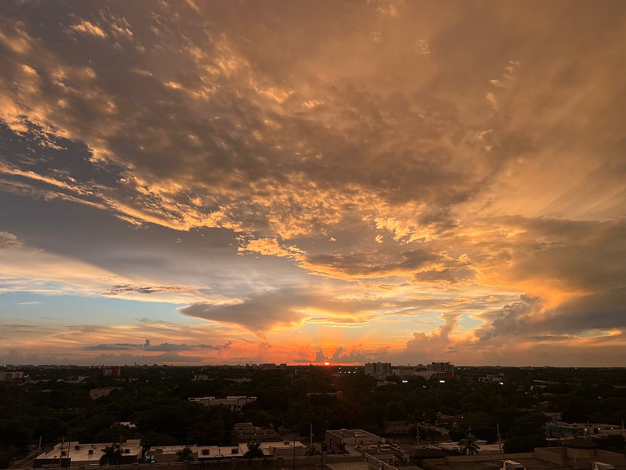 Sunset view