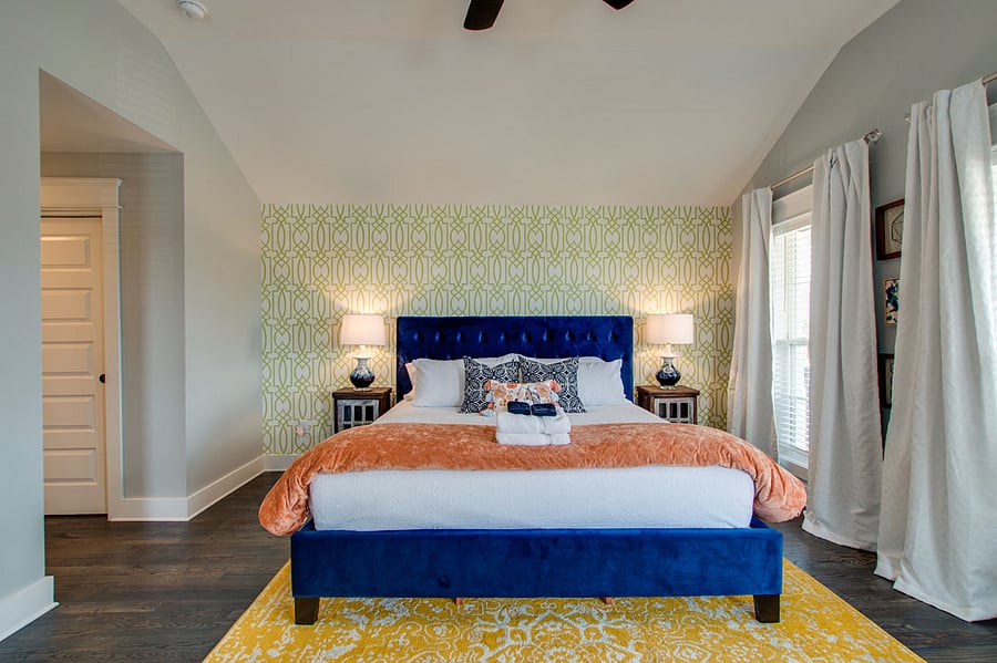 One of two, upstairs Master bedrooms