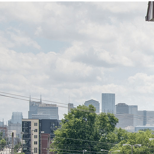 views of downtown