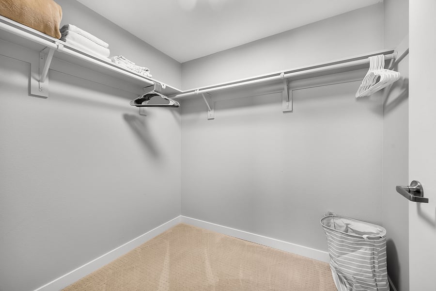 Large walk in closet