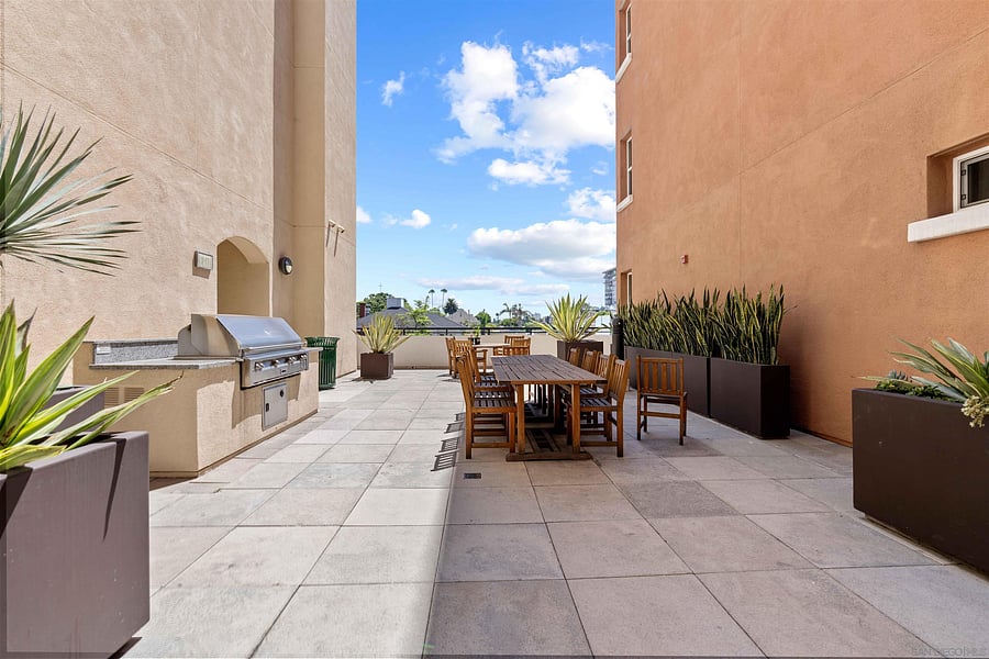 Community BBQ area