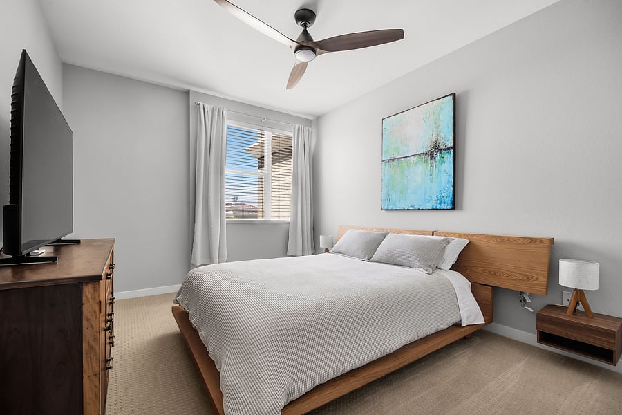 Primary Suite w/ TV and ensuite bathroom