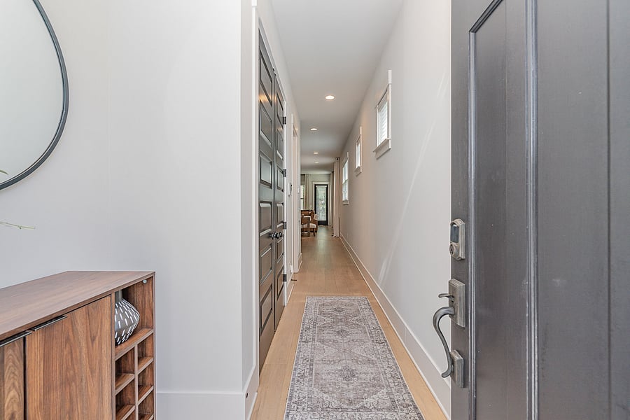 Entrance hallway leading into the home.