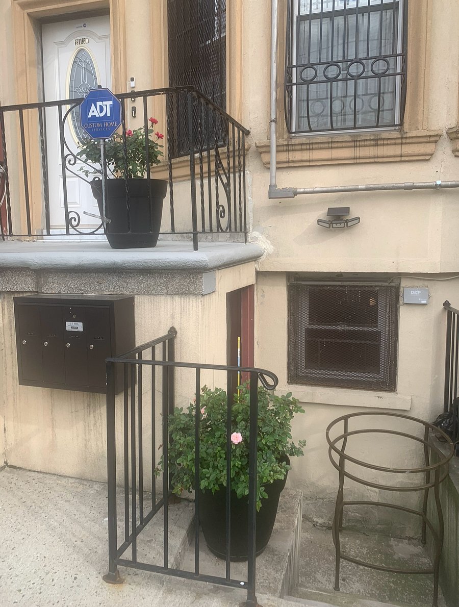 Lower level entrance into the apartment