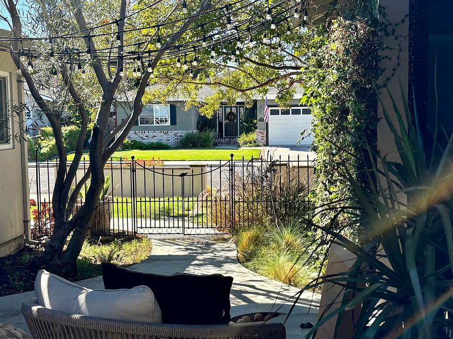 A short walk to dedicated parking just outside of your beautiful courtyard.