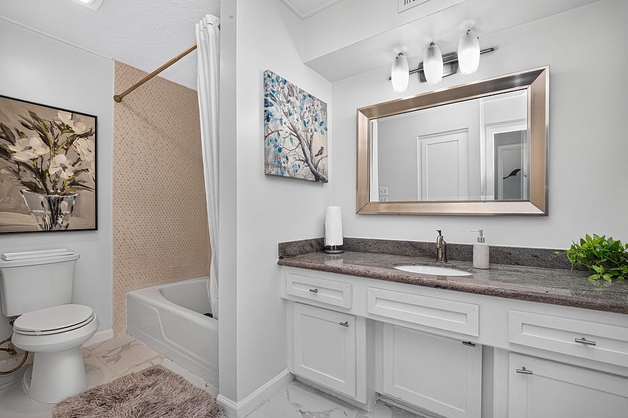 Tub/shower combo bath
