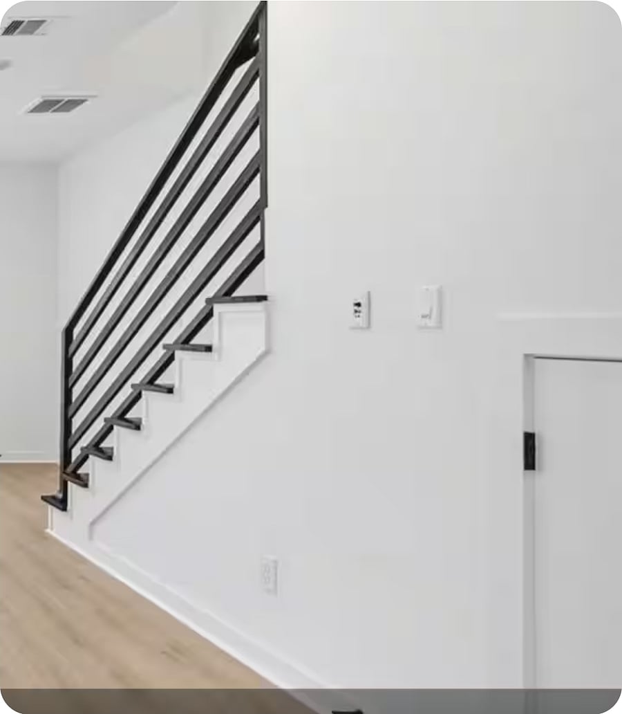 Built-In Sound System - Enjoy music through built-in bluetooth speakers throughout the home.
Turn on speaker using black switch indicated in photo.