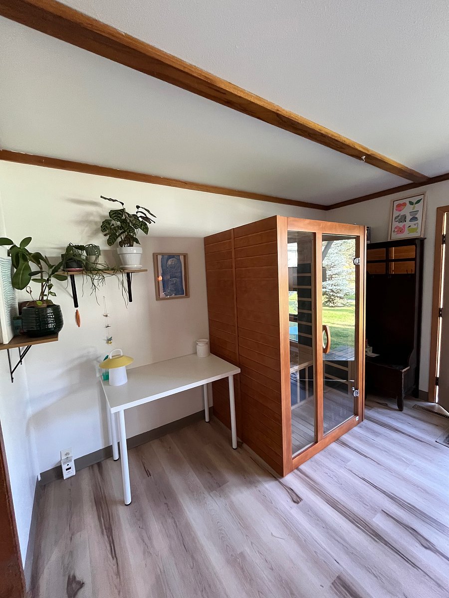 Infrared sauna downstairs