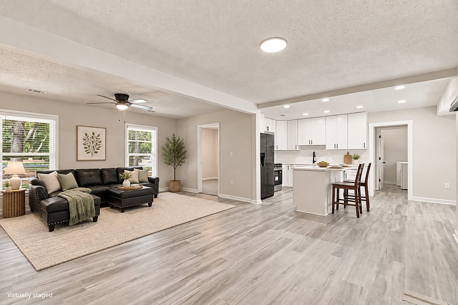 Living area/ kitchen