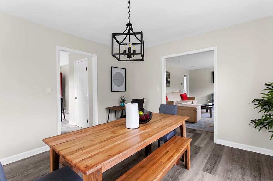 Bring everyone together at this spacious farmhouse-style table-perfect for everything from breakfast to late-night chats.