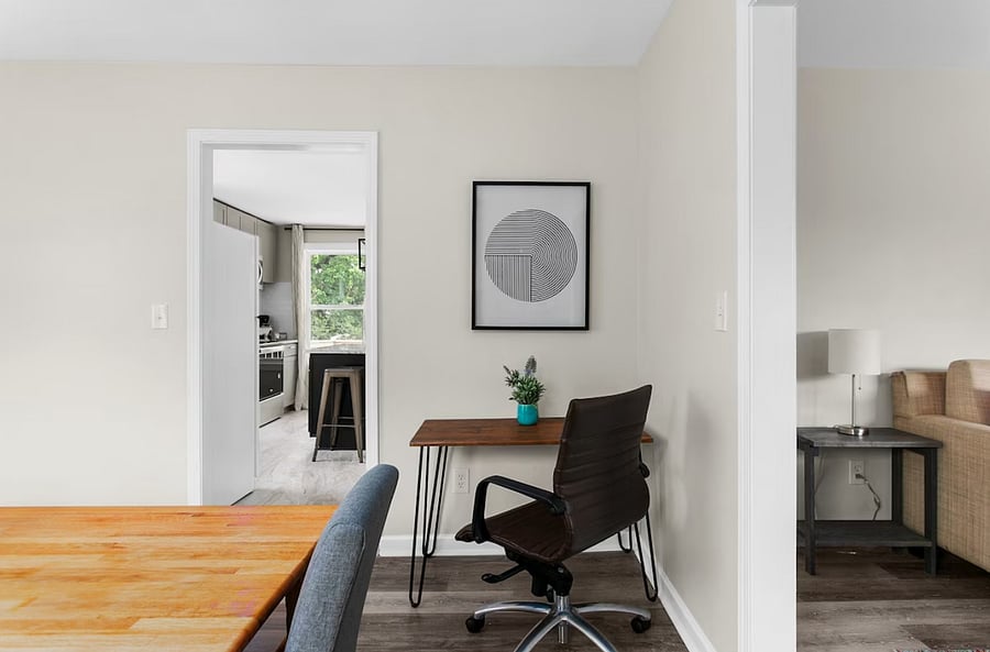 Stay productive with a dedicated workspace-perfect for catching up on emails, remote work, or planning your next day with ease.