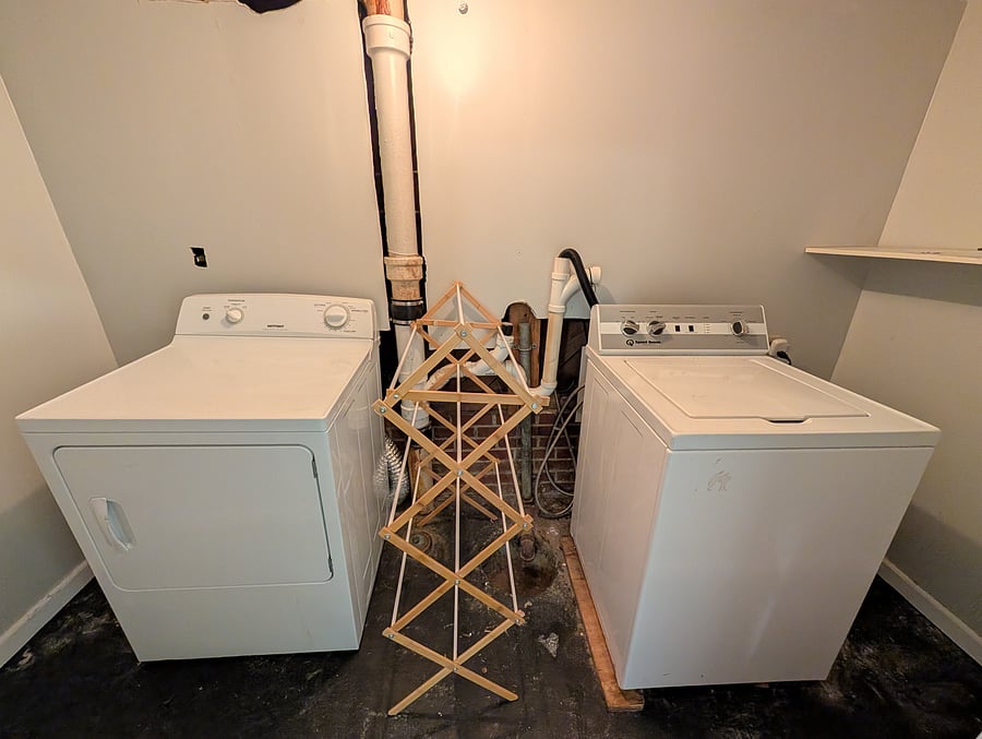 Laundry room.