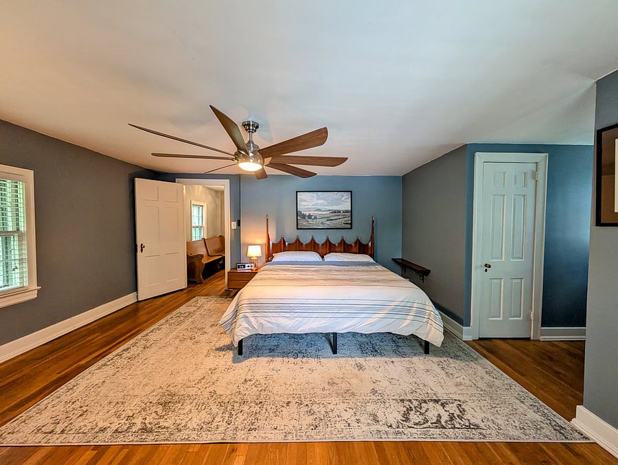 Primary Suite with 2 large ceder lined closets.