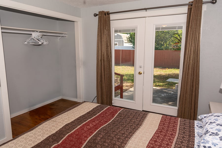Primary bedroom w/ walkout