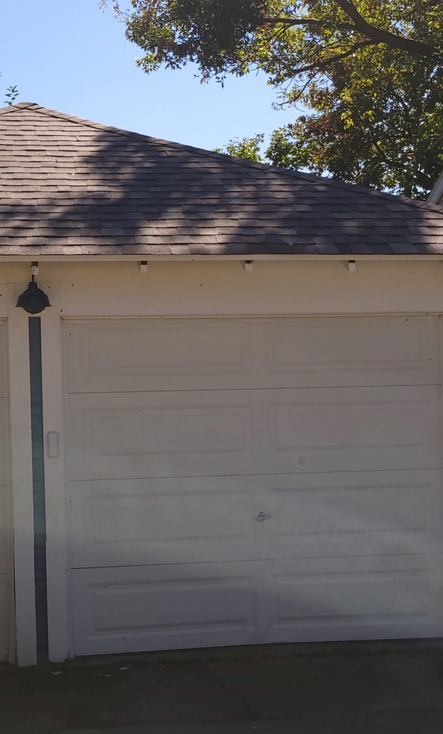 Garage door opener included.