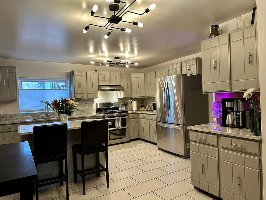 gourmet kitchen with all utensils for the serious cook