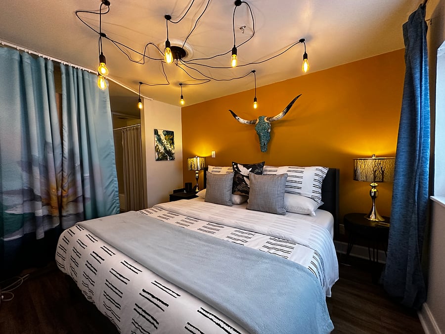 Primary bedroom with ensuite bath